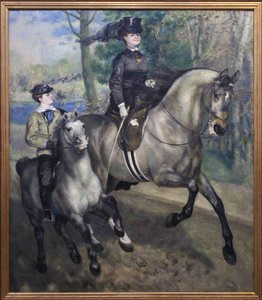 Ratsastus Boulognen metsässä tekijältä Pierre Auguste Renoir