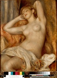 Nukkuva uimari (nukkuva tyttö) tekijältä Pierre Auguste Renoir
