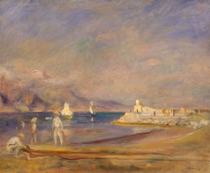 St Tropez, Ranska, 1898-1900. tekijältä Pierre Auguste Renoir