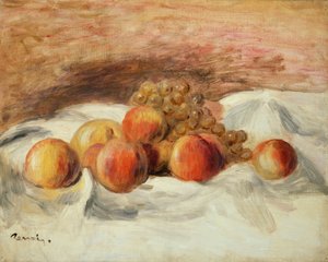Asetelma persikoilla tekijältä Pierre Auguste Renoir