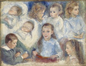 Pään tutkimukset tekijältä Pierre Auguste Renoir