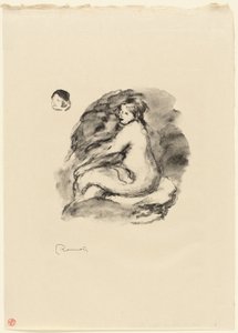 Tutkimus istuvasta naisesta alaston, variantti tekijältä Pierre Auguste Renoir