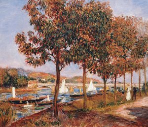 Silta Argenteuilissa tekijältä Pierre Auguste Renoir