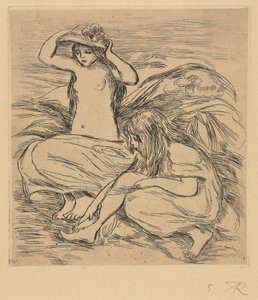 Kaksi uimaria tekijältä Pierre Auguste Renoir