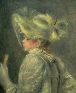 Valkoinen hattu tekijältä Pierre Auguste Renoir
