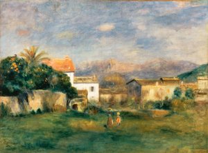 Näkymä Cagnesiin tekijältä Pierre Auguste Renoir