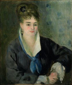 Nainen mustassa tekijältä Pierre Auguste Renoir