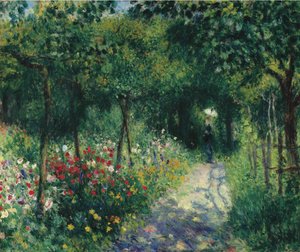 Naiset puutarhassa, 1873 tekijältä Pierre Auguste Renoir