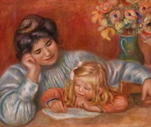 Kirjoitustunti tekijältä Pierre Auguste Renoir