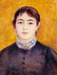 Nuori nainen sinisessä, 1879 tekijältä Pierre-Auguste Renoir