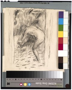 Kylvyn jälkeen, n. 1924 (grafiitti) tekijältä Pierre Bonnard