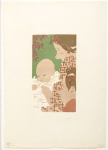 Andrée Terasse poika Jean ja veli Pierre Bonnard Scene de famille tekijältä Pierre Bonnard
