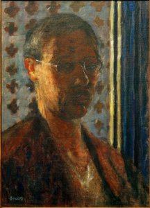 Omakuva valoa vasten, kukkapaperi tekijältä Pierre Bonnard