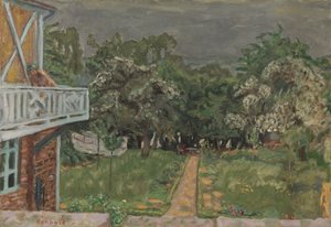 Sininen parveke tekijältä Pierre Bonnard