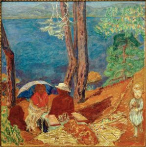 Bord du mer, sous les pins tekijältä Pierre Bonnard