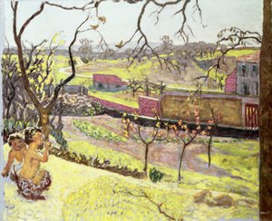 Early Spring (Little Fauns), noin 1909 tekijältä Pierre Bonnard
