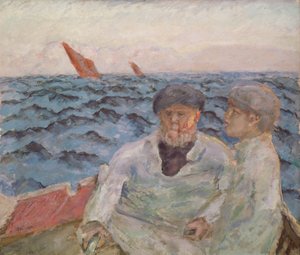 Kalastajat Bretagnen, 1907 tekijältä Pierre Bonnard