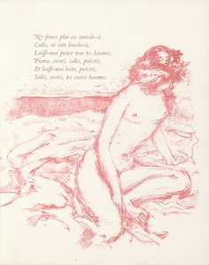 Kuvitus Paul Verlainen "Parallelementistä". tekijältä Pierre Bonnard
