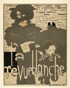 The White Review, pub. 1894 (väri litho) tekijältä Pierre Bonnard