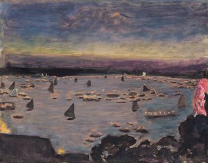 Lyhtykulkue ulko-alsterilla, 1913 tekijältä Pierre Bonnard