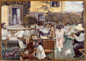 Porvarillinen iltapäivä tekijältä Pierre Bonnard