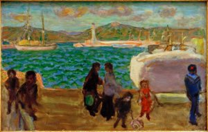 Sumuinen kuilu (mistraalinen taivas) tekijältä Pierre Bonnard