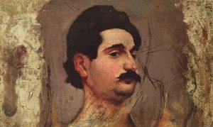 Mies viiksillä, n. 1887-88 tekijältä Pierre Bonnard