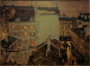 Montmartre sateessa tai Rue Tholozé tekijältä Pierre Bonnard