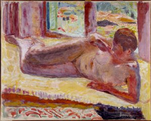 Alaston kerros Pierre Bonnardin (1867-1947) maalaus 1900-luvun yksityiskokoelma tekijältä Pierre Bonnard