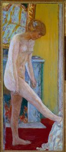 Pierre Bonnardin (1867-1947) Nu-maalaus 1900-luvun Pariisi, modernin taiteen kunnallinen museo tekijältä Pierre Bonnard