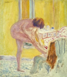 Alaston, keltainen tausta, n. 1924 (öljy kankaalle)