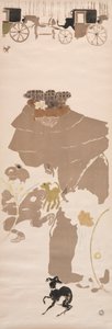 Nursemaids Promenade, Frieze of Carriages, 1895. tekijältä Pierre Bonnard