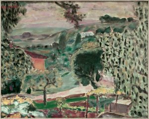 Cannet maisema tekijältä Pierre Bonnard
