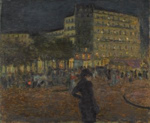 Place Pigalle yöllä tekijältä Pierre Bonnard