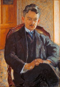 Muotokuva G.B. Georges Besson: taidekriitikko ja keräilijä, tekijältä Pierre Bonnard