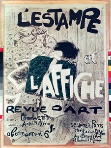 Juliste, joka mainostaa Print and Poster Revue dArtia, 1897