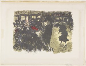 Neliö yöllä tekijältä Pierre Bonnard