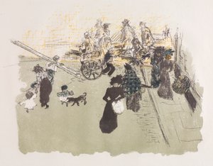 Street Corner tekijältä Pierre Bonnard