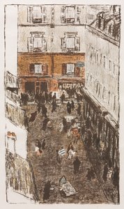 Katukulma ylhäältä nähtynä tekijältä Pierre Bonnard