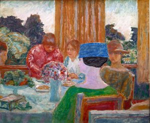Pierre Bonnardin pieni sininen hattumaalaus (1867-1947) 1917 Dim. 66x79 cm Pariisi, Winterthur, yksityinen kokoelma tekijältä Pierre Bonnard