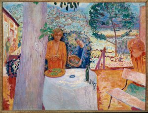 Vernonin terassi (maalaus kankaalle) tekijältä Pierre Bonnard