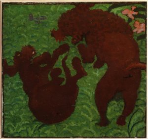 Zwei spielende Hunde tekijältä Pierre Bonnard