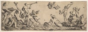 Neptunus ja Amfitriitti, 1615-42. tekijältä Pierre Brebiette