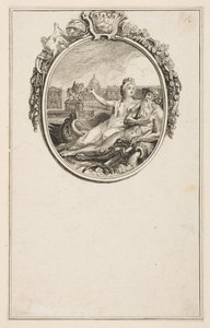 Ludvig XV:n ratsastuspatsaan avajaiset 1766. tekijältä Pierre Chenu