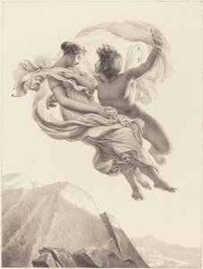 Zephyr ja Psyche tekijältä Pierre Claude François Delorme