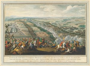 Poltavan taistelu 27. kesäkuuta 1709, vuoden 1724 jälkeen.