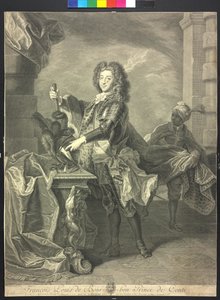 Franz Ludwig arkkiherttua Conty (kaiverrus) tekijältä Pierre Drevet