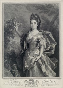 Helene de Motteville tekijältä Pierre Drevet