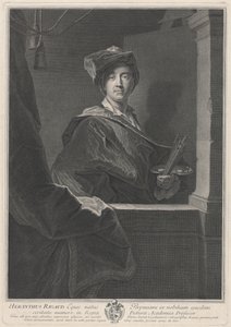 Hyasintti Rigaud tekijältä Pierre Drevet, after Hyacinthe Rigaud