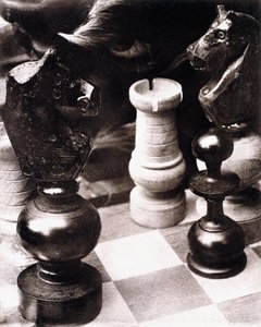 Shakkipelin jälkeen, n. 1930 (öljyprintti) tekijältä Pierre Dubreuil